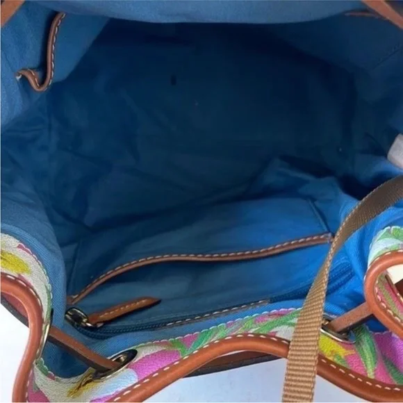 Dooney & Bourke Botanical Collection Drawstring Bucket Bag NWOT - Picture 9 of 12